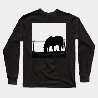 The horse and the bird Long Sleeve T-Shirt